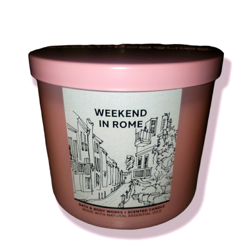 COPY - Weekend in Rome 3wick candle, bath and body works
